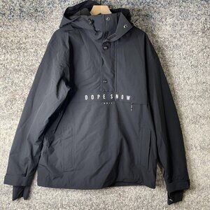 Dope Snow Legacy Jacket Mens Large Hooded Pullover FW23 Waterproof Ski Snowboard